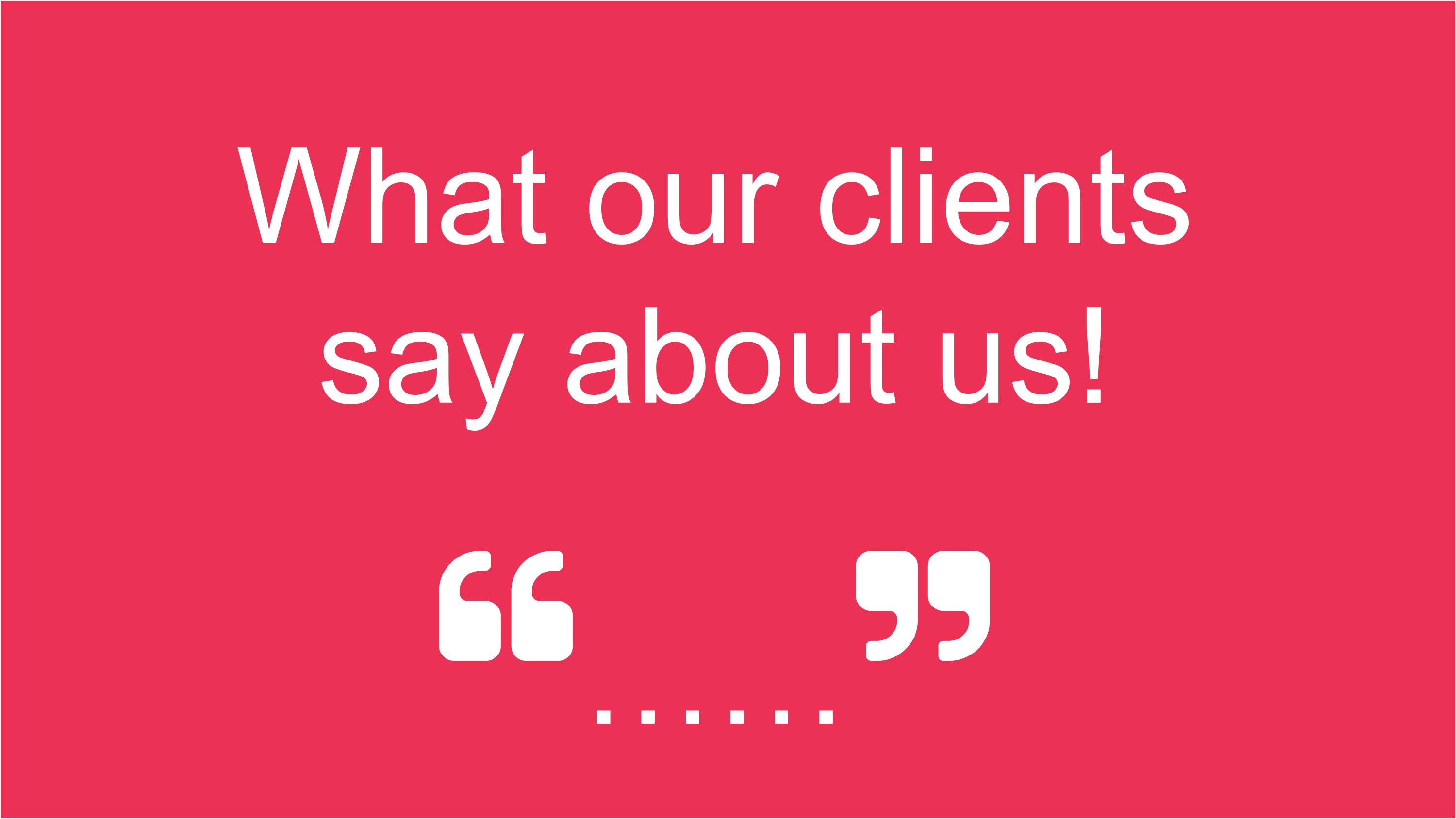 What_our_clients_say_about_us Financial Services