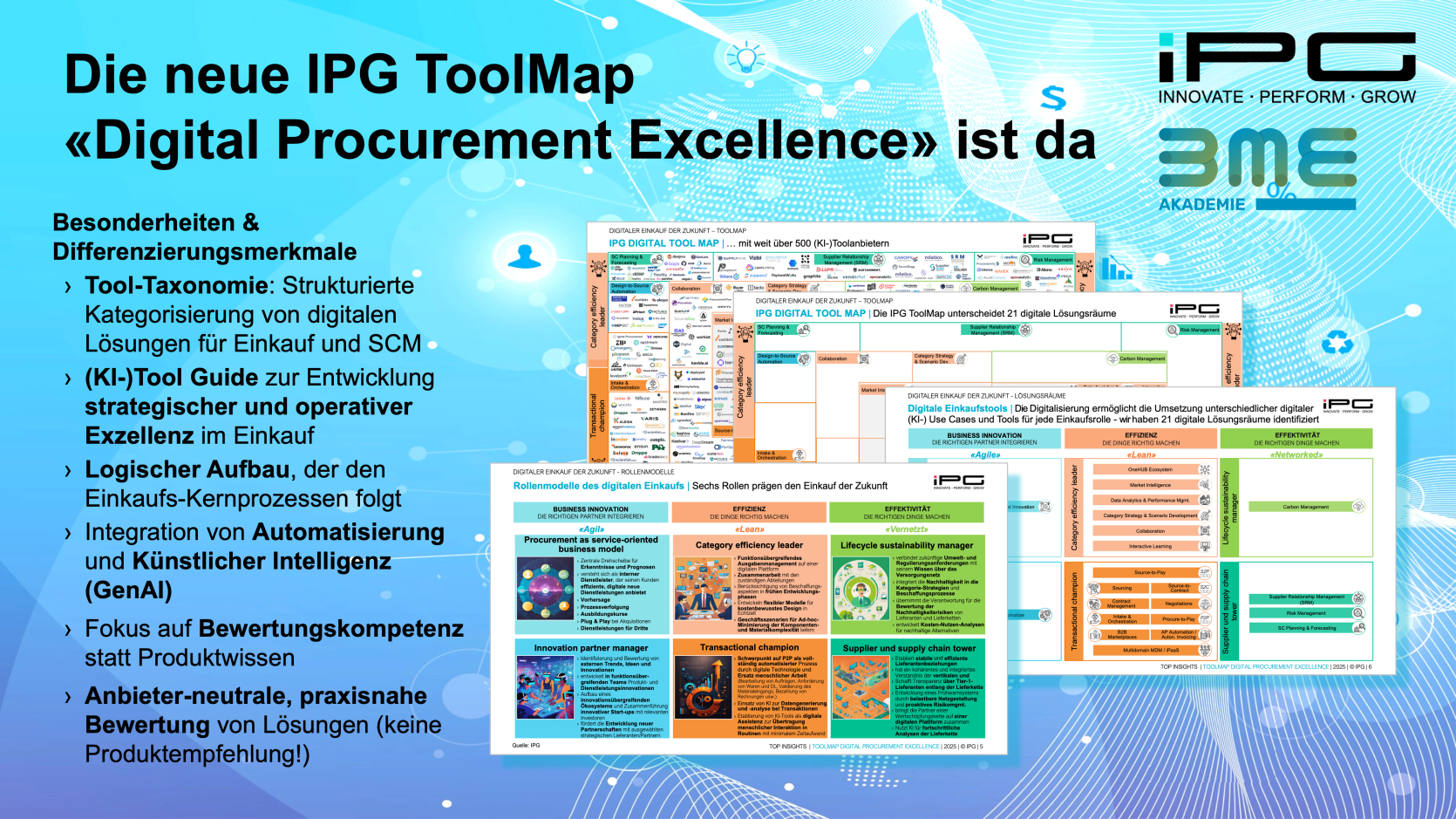 Lernen Sie die digitale (KI-)Tool-Landkarte f&uuml;r den Effizienten Einkauf kennen